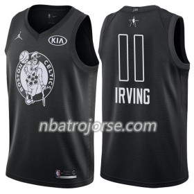 Män Boston Celtics Tröja Kyrie Irving 11 2018 All Star Jordan Brand Svart Swingman